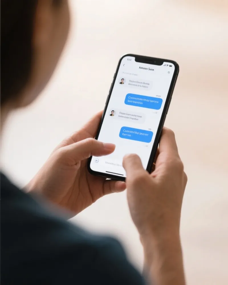 Mobile Support Chat
